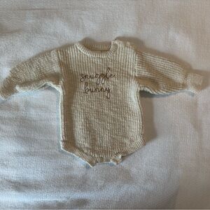 Easter Sweater Bubble Romper